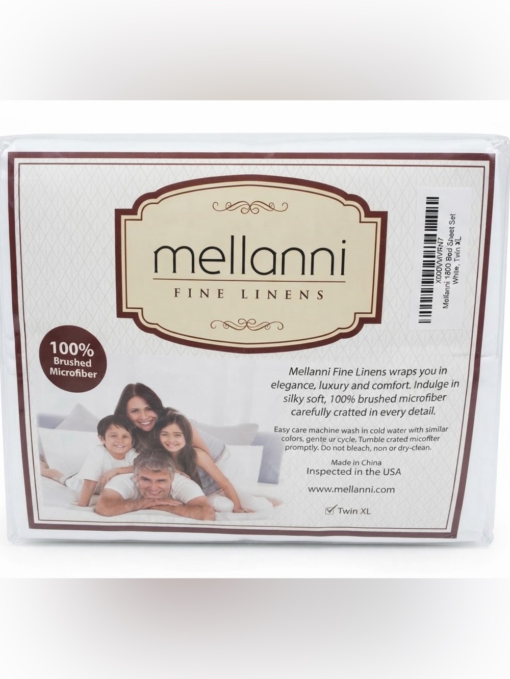 Twin XL Bed Sheet Set - White - twin xl sheets NEW